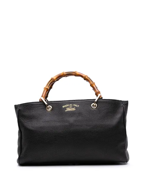 Gucci Pre-Owned 2000-2015 Medium Calfskin Bamboo Shopper satchel