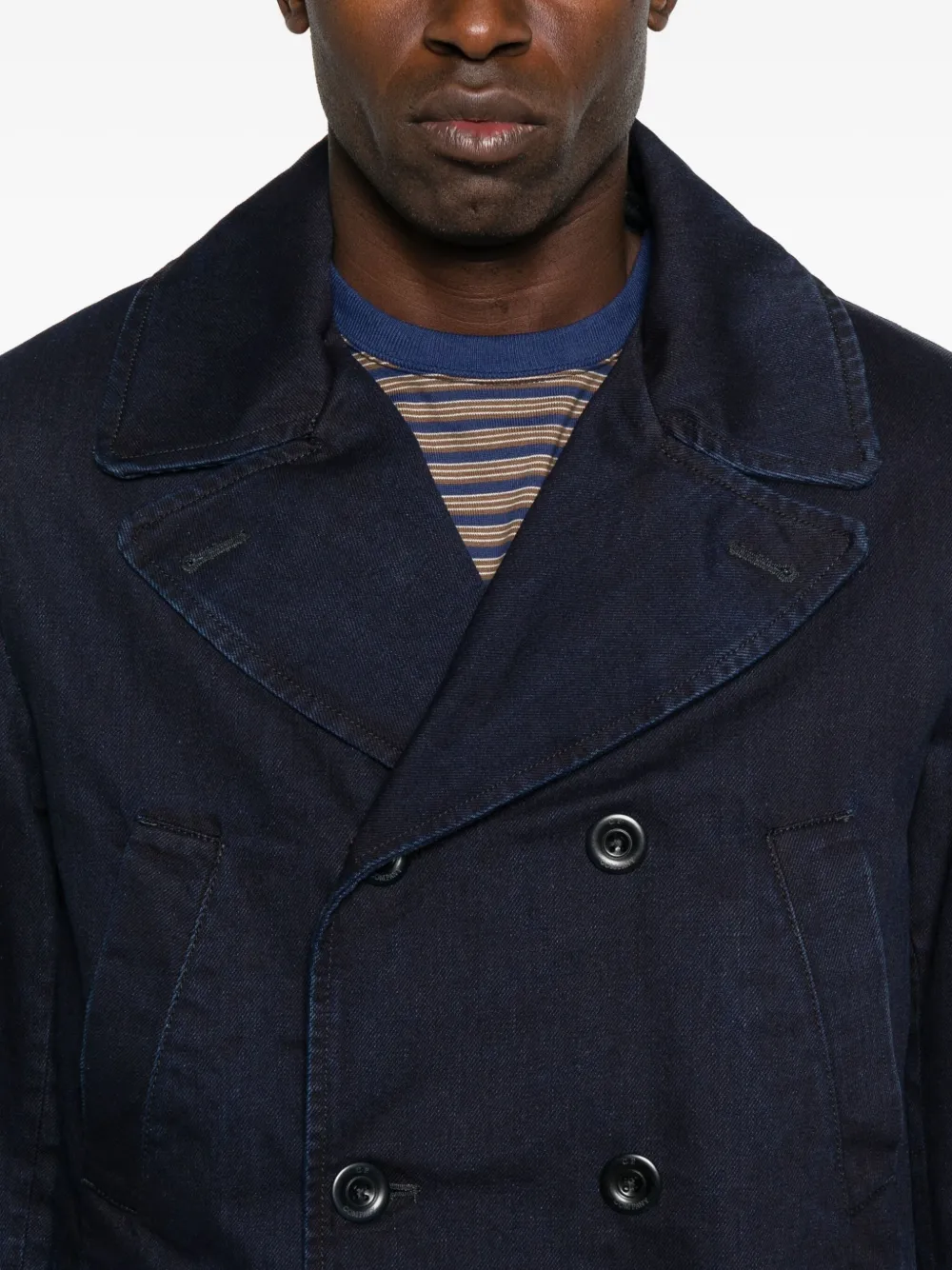 C.P. Company Blazer met dubbele rij knopen Blauw