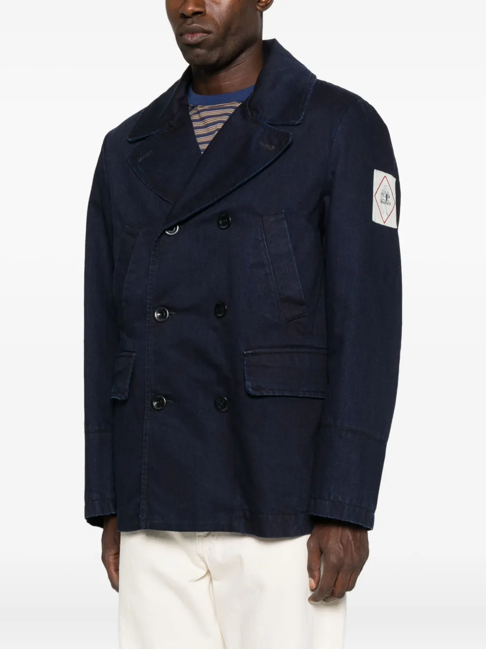 C.P. Company Blazer met dubbele rij knopen Blauw