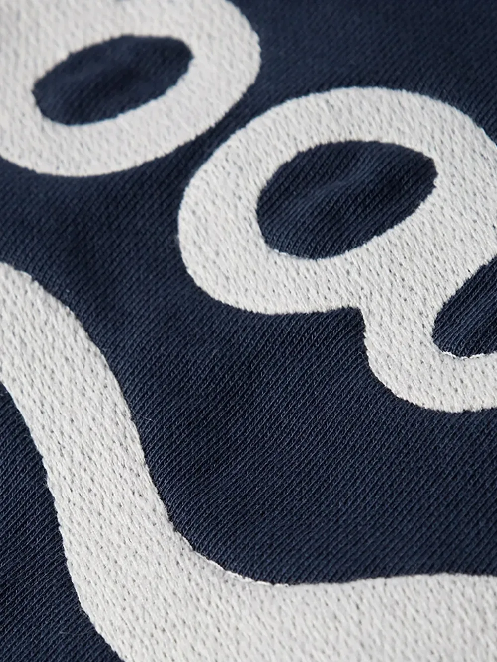 BY PARRA Stadium Water Wave "Navy Blue" sweatshirt | Sweatshirts | Image 2