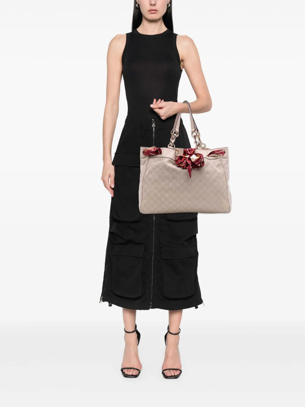 Gucci Pre-Owned 2016-2025 Large Guccissima Positano Scarf tote bag | Pre-Owned | Image 2