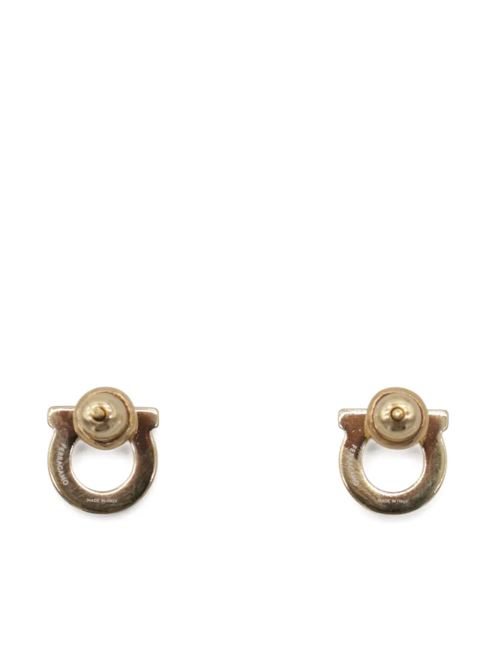 Ferragamo Oorbellen verfraaid met kristallen - Goud