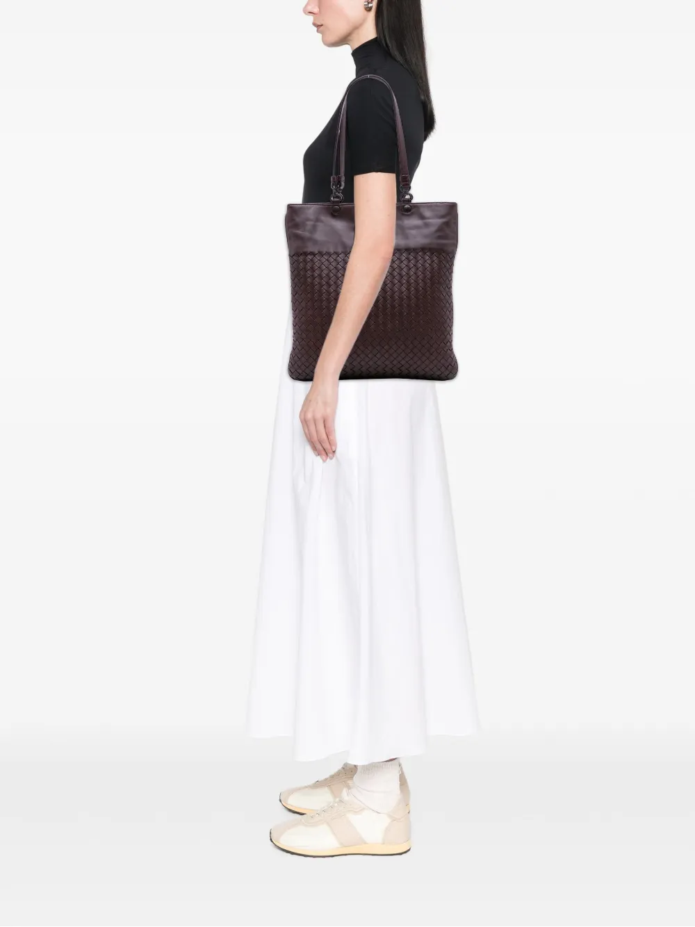Bottega Veneta Pre-Owned 2010 Nappa Intrecciato Flat tote bag | Pre-Owned | Image 2