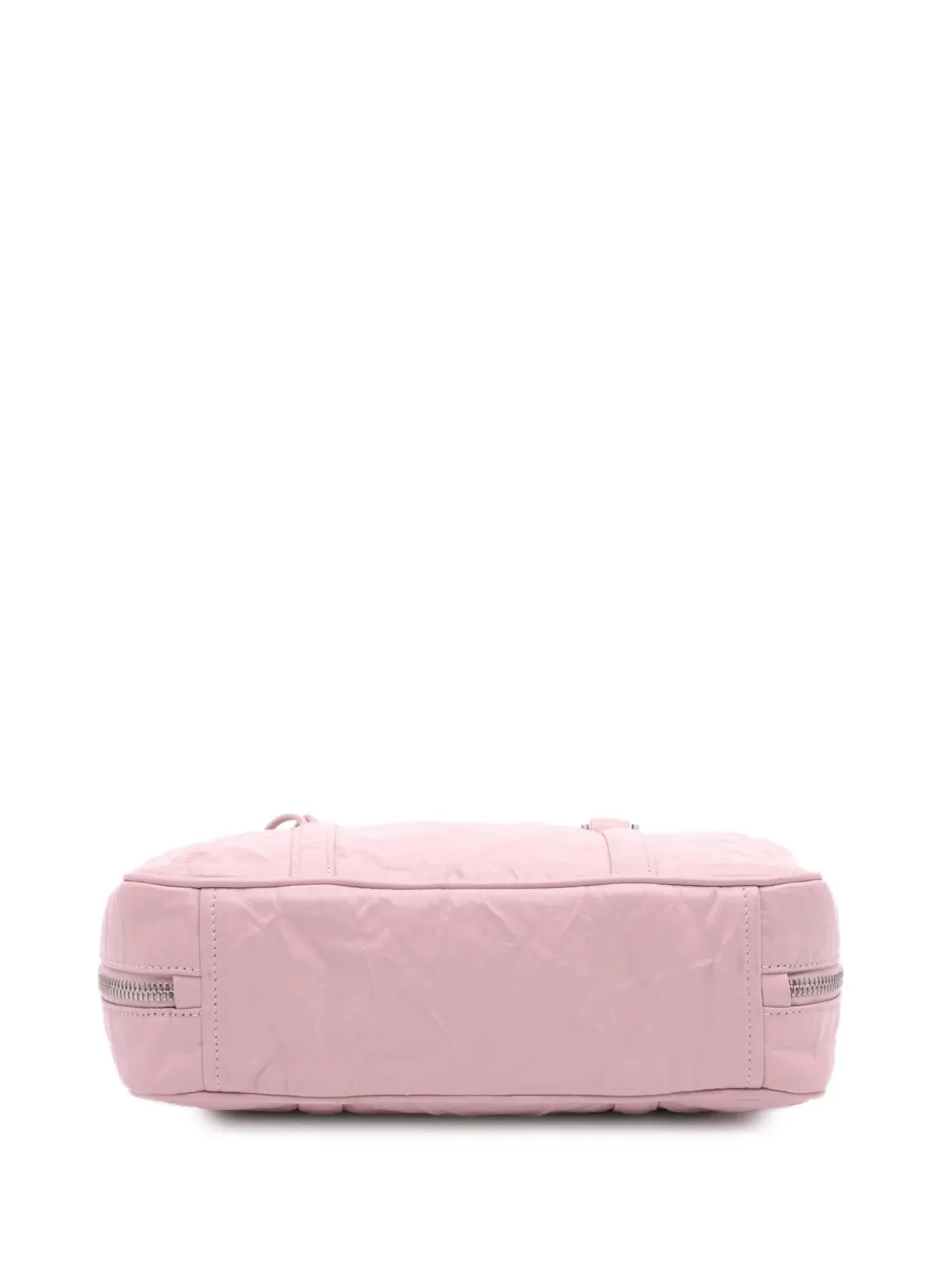 Pre-owned Prada 2019-2025 Medium Nappa Antique Re-edition 2001 Satchel In Pink
