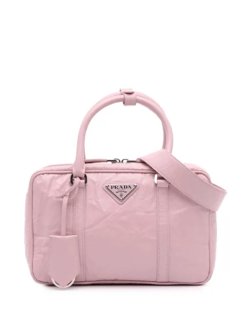 Prada Pre-Owned 2019-2025 Medium Nappa Antique Re-Edition 2001 satchel