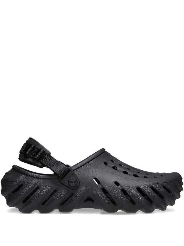 Crocs Echo Clog ブラック サンダル Crocs Echo Clog Sandals | Black | FARFETCH