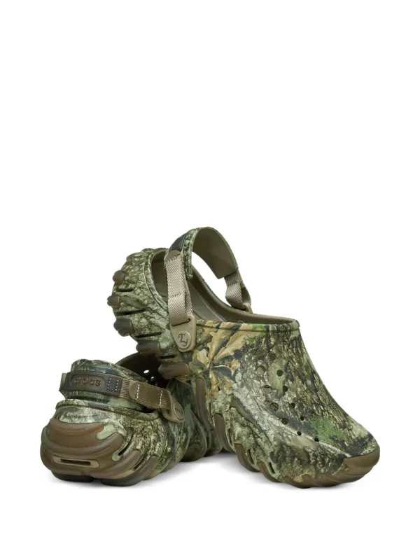 Crocs Zuecos Realtree APX Echo Camo Verde FARFETCH CO