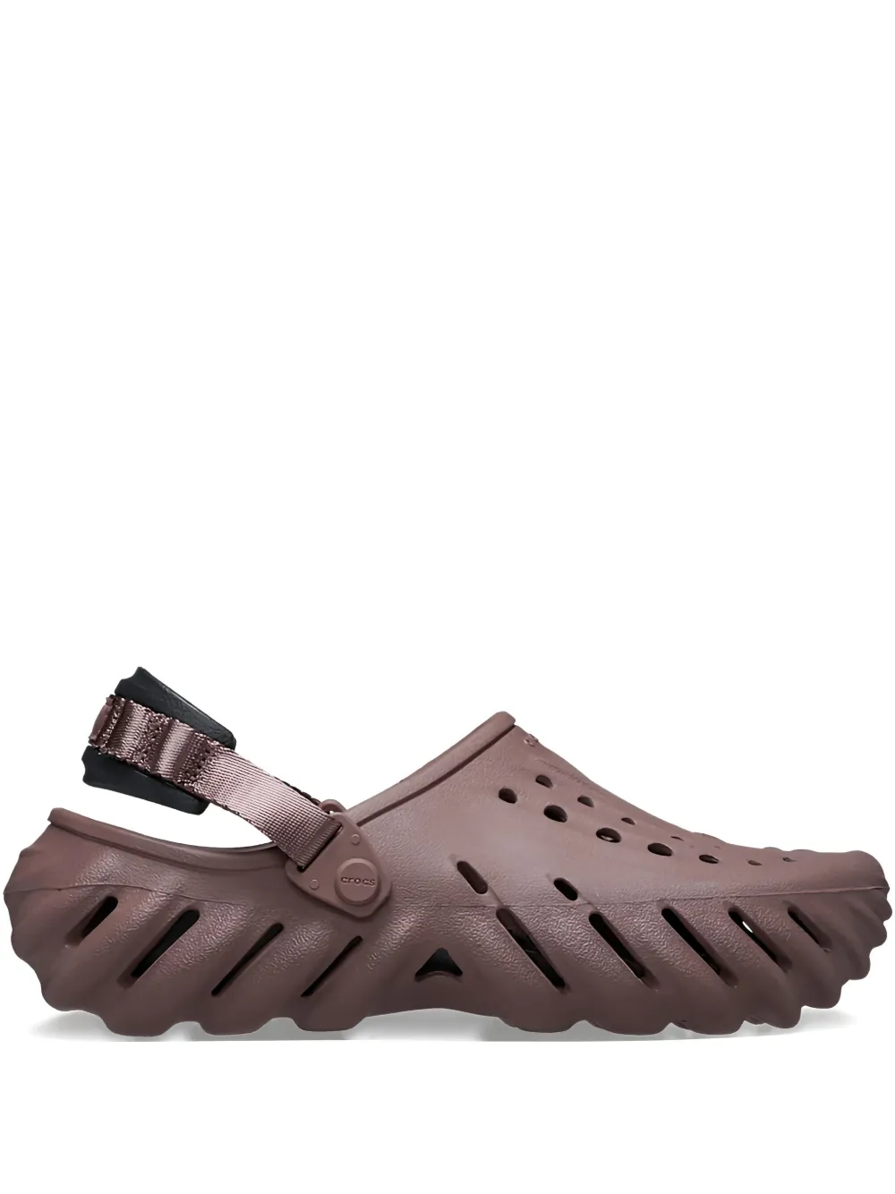 Crocs Echo perforated-detail clog sandals Red