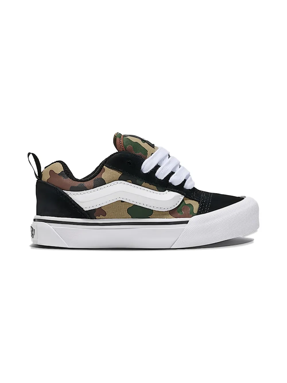 Vans Boys Knu Skool Camo In Black
