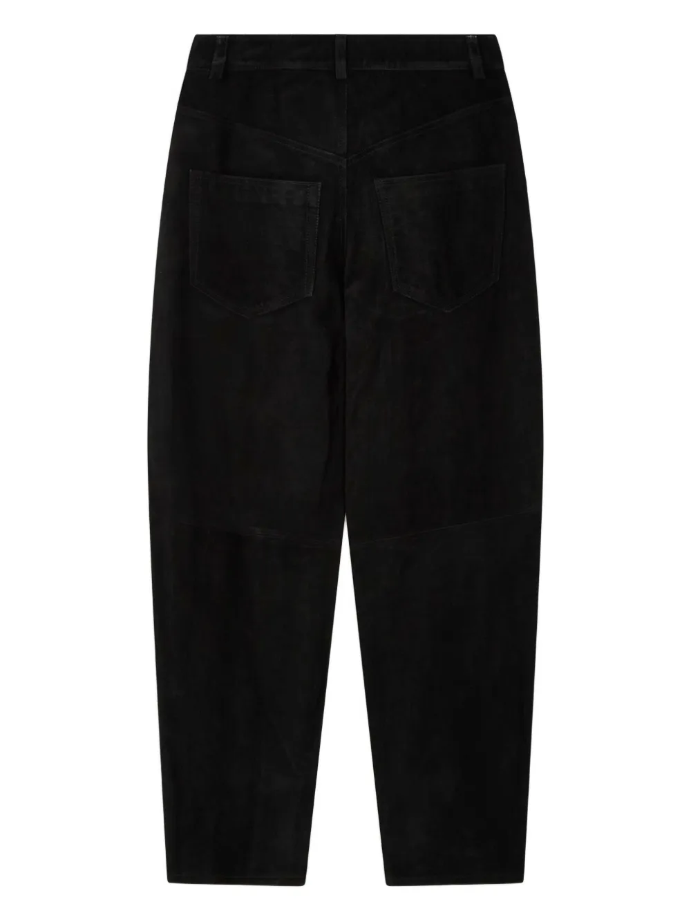 Isabel Marant Suede Trousers In Black