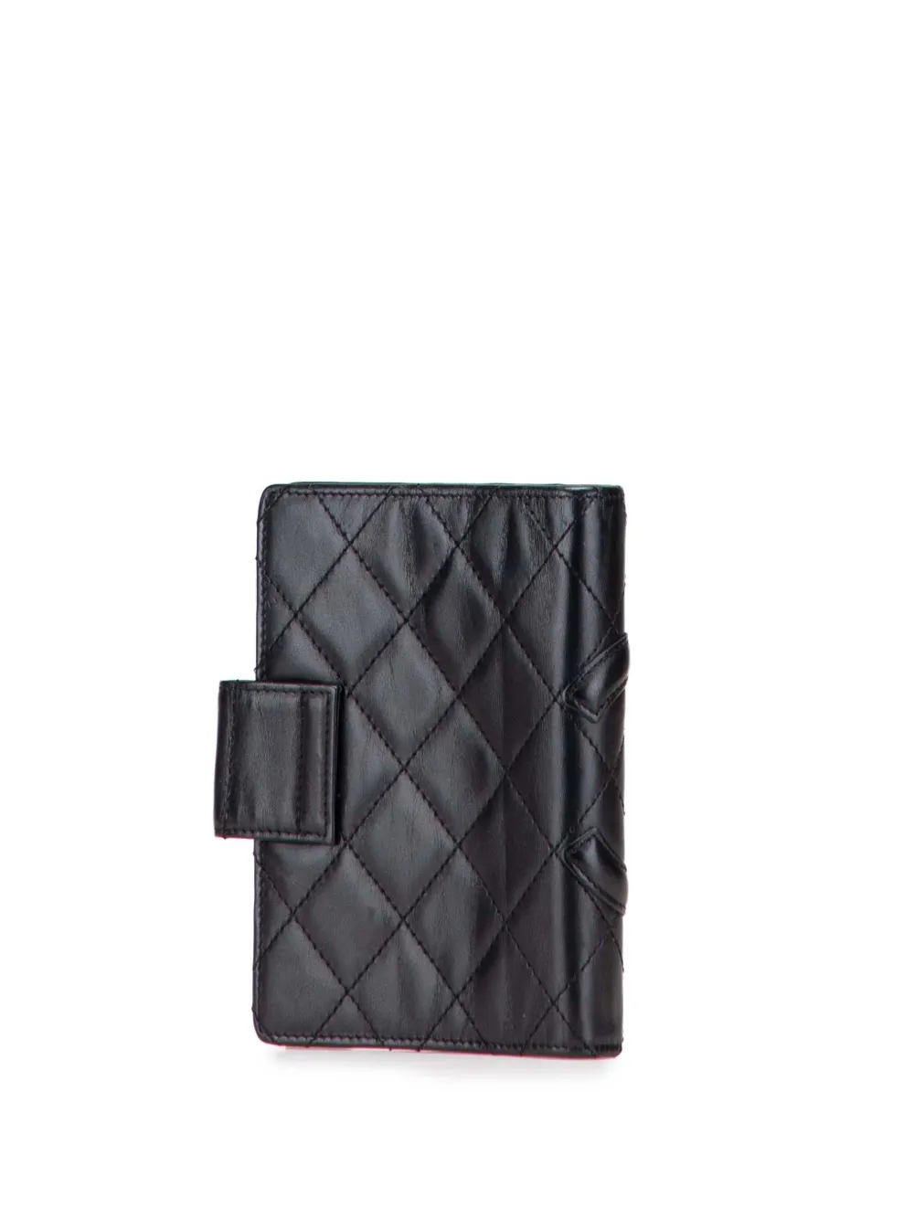 CHANEL Pre-Owned 2004-2005 Cambon Ligne Quilted Lambskin Notebook Cover | Image 2