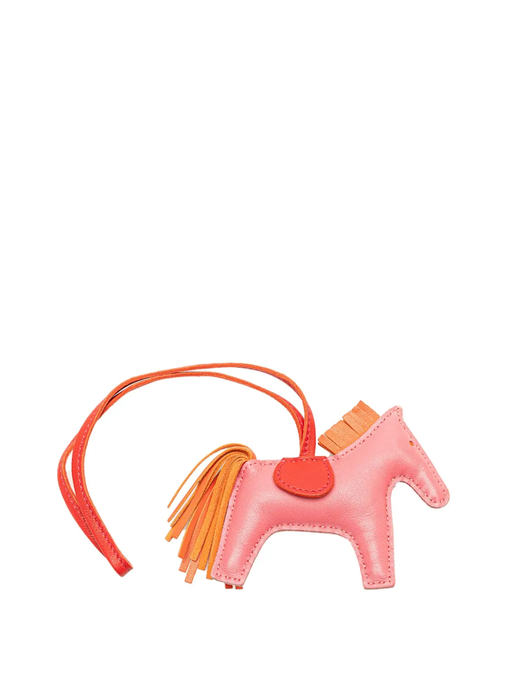 Hermès Pre-Owned 2010-2024 Milo Lambskin Grigri Rodeo Horse Bag Charm TPM key chain | Men | Image 2