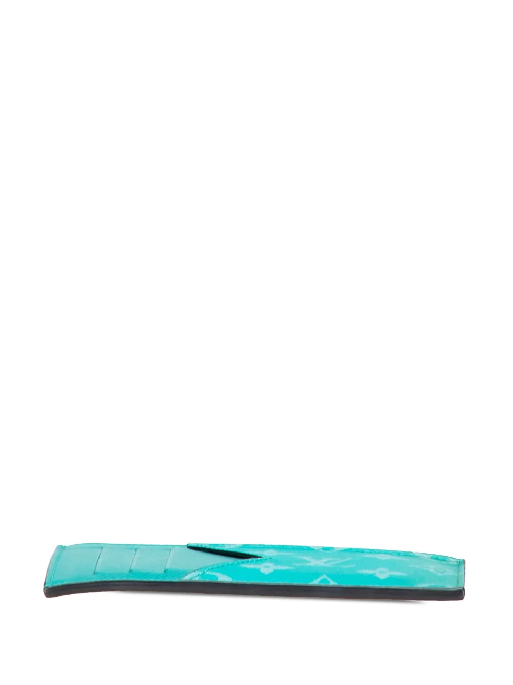 Pre-owned Louis Vuitton 2020 Taigarama Coin Card Holder In Blue