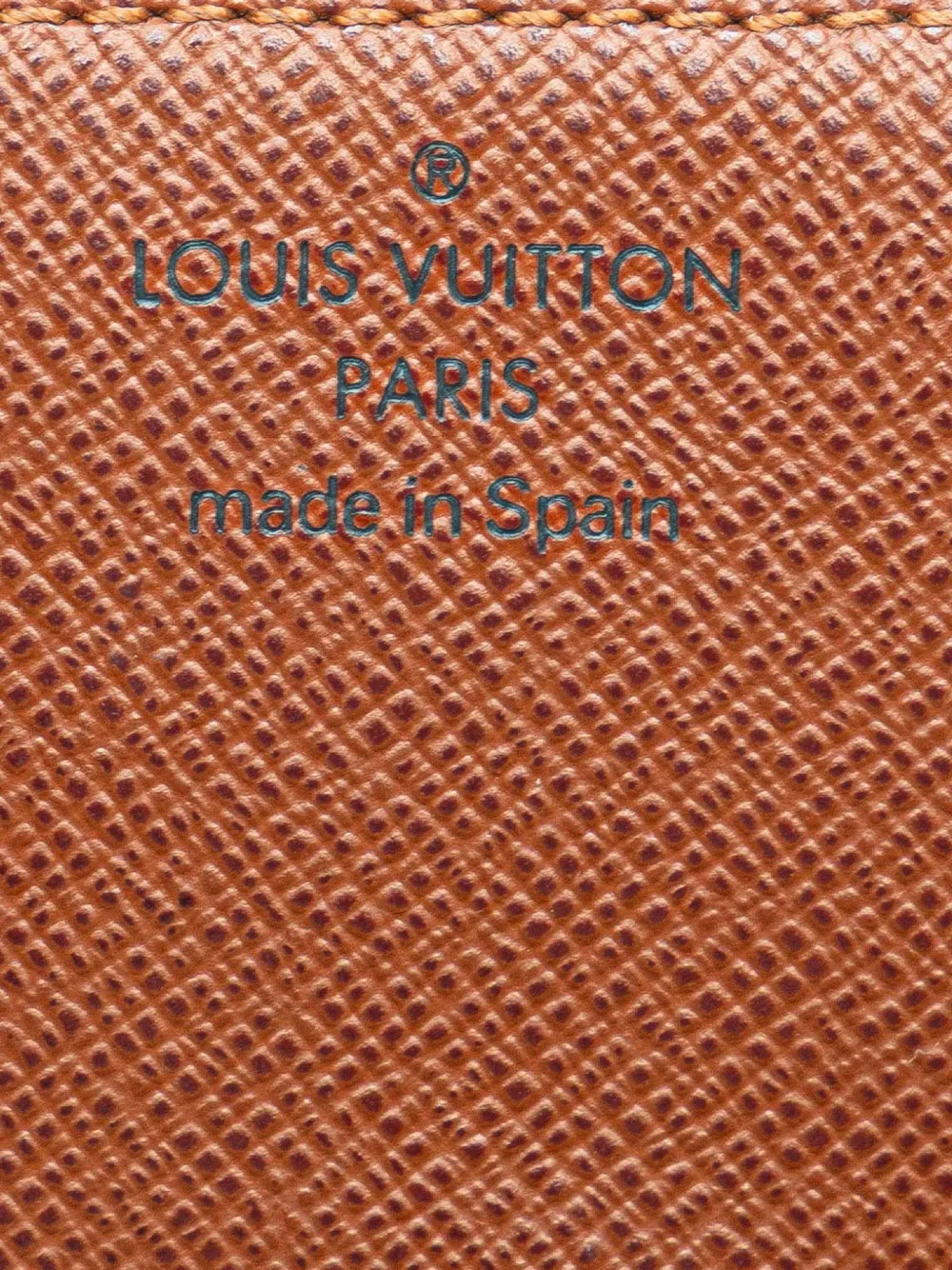 Pre-owned Louis Vuitton 2005 Monogram Envelope Business Card Holder In Brown