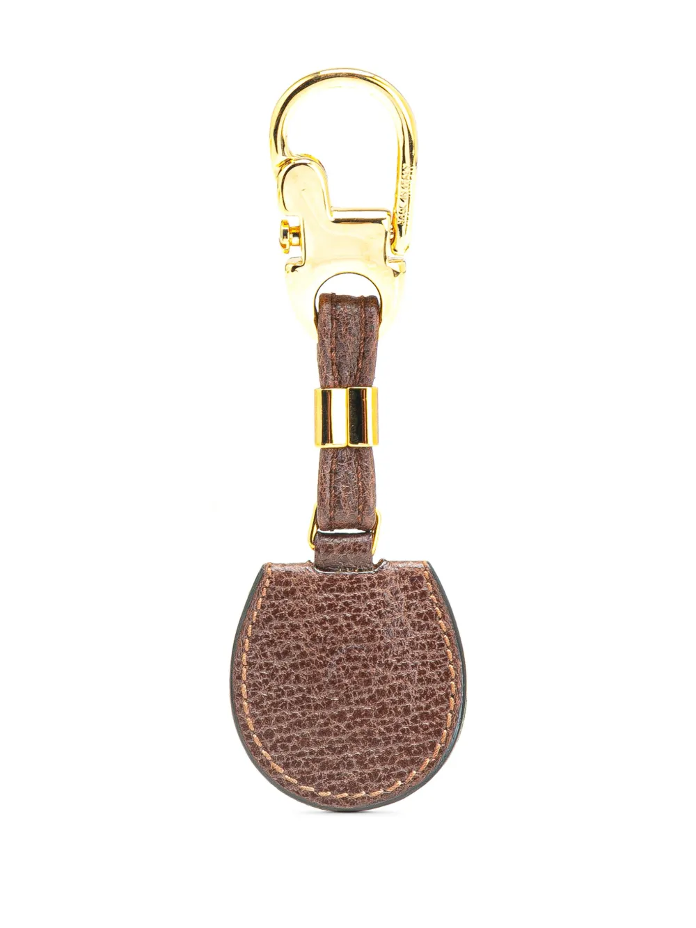 Gucci Pre-Owned 2000-2015 Gold Plated Horseshoe key chain | Men | Image 2