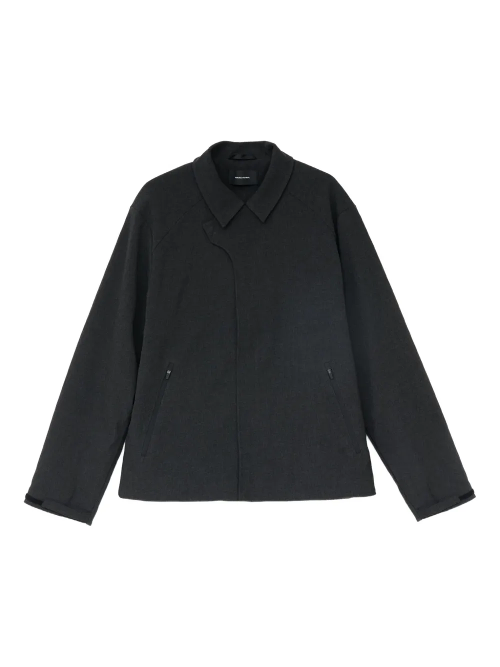 Hiking Patrol zip-fastening collared jacket - グレー Hiking Patrol zip-fastening collared jacket - グレー