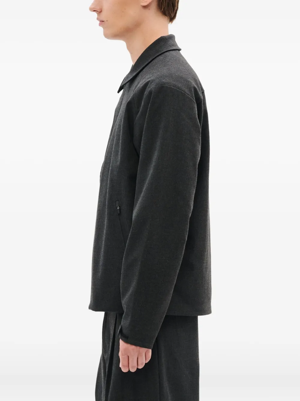 Hiking Patrol Jack met rits en kraag Grijs