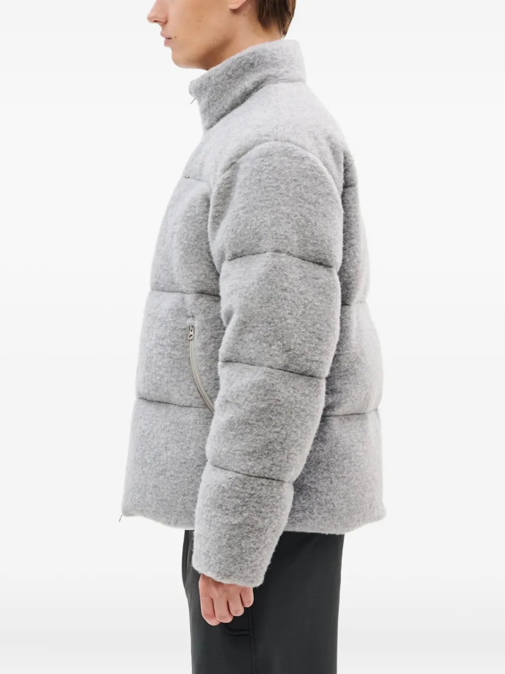 Hiking Patrol Gewatteerd jack met hoge hals Grijs