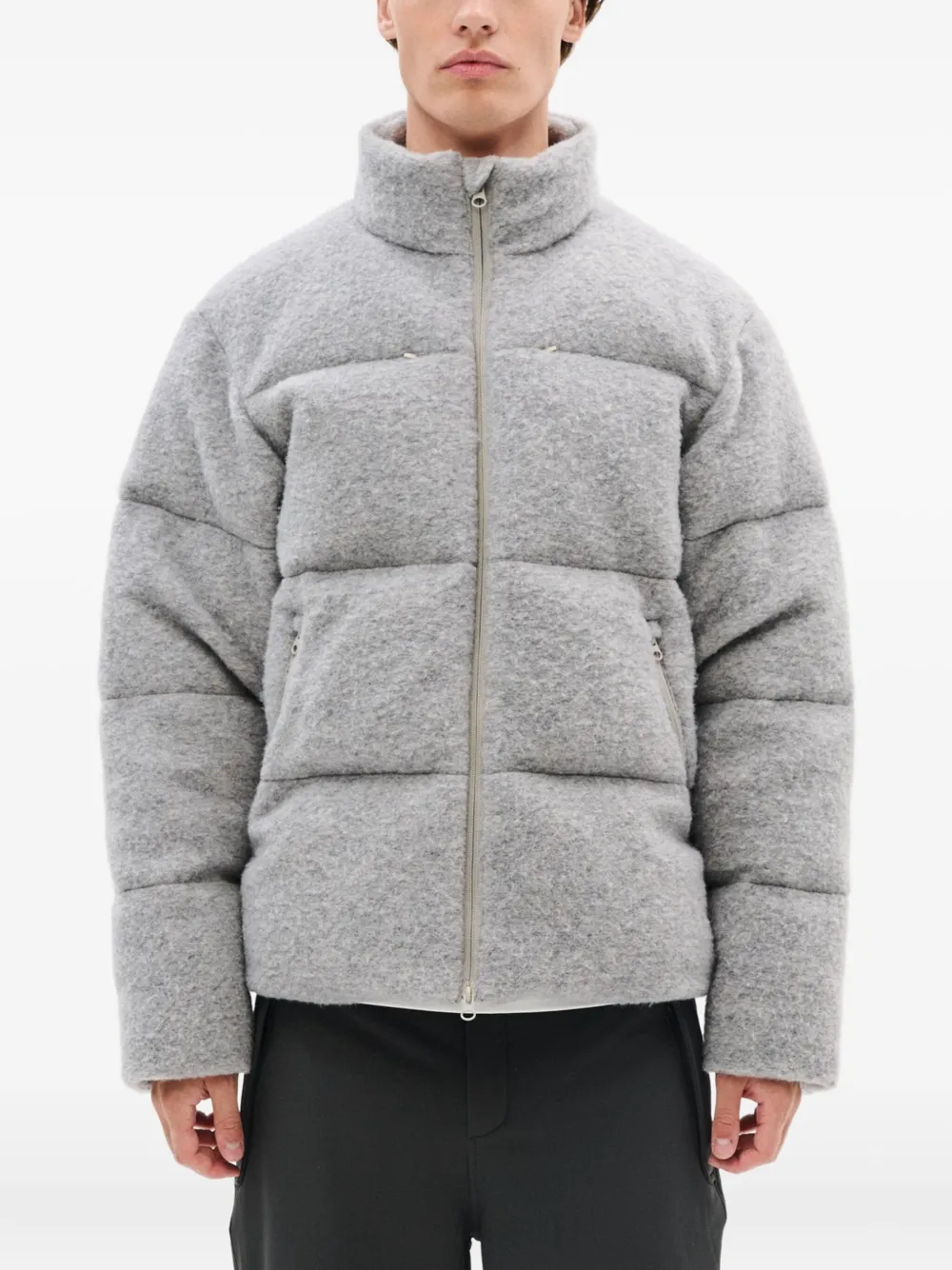 Hiking Patrol Gewatteerd jack met hoge hals Grijs