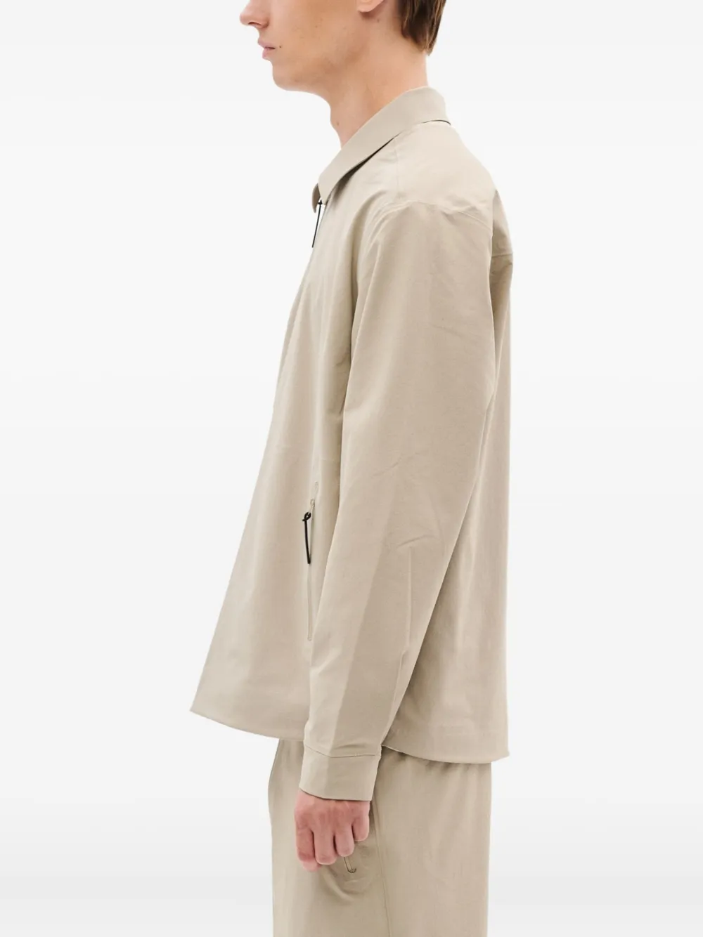 Hiking Patrol Shirtjack met zak en rits Beige