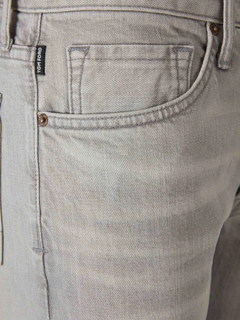 Tom Ford Slim-fit Jeans In Gray