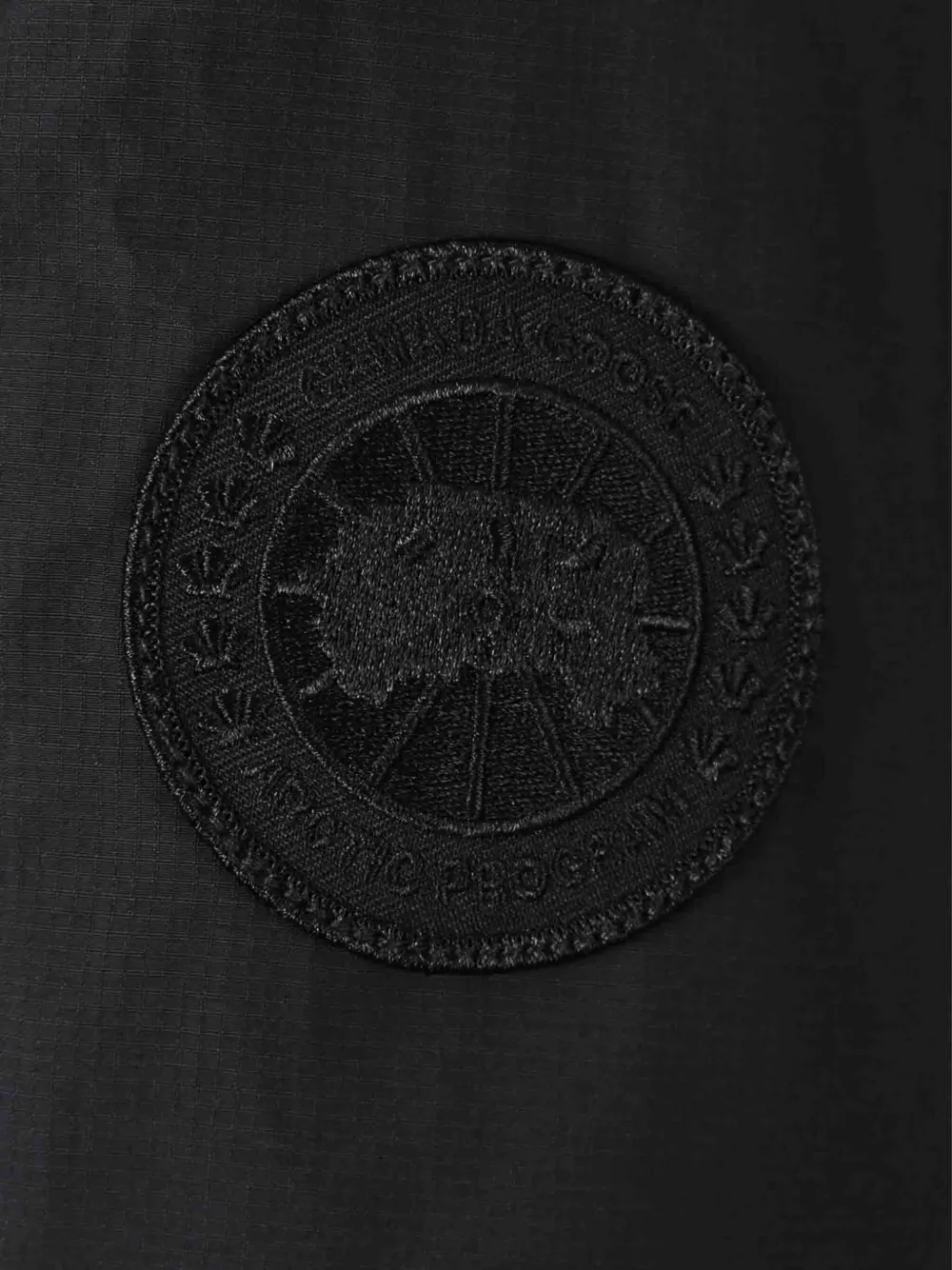Canada Goose Logo-patch Padded Jacket In Black
