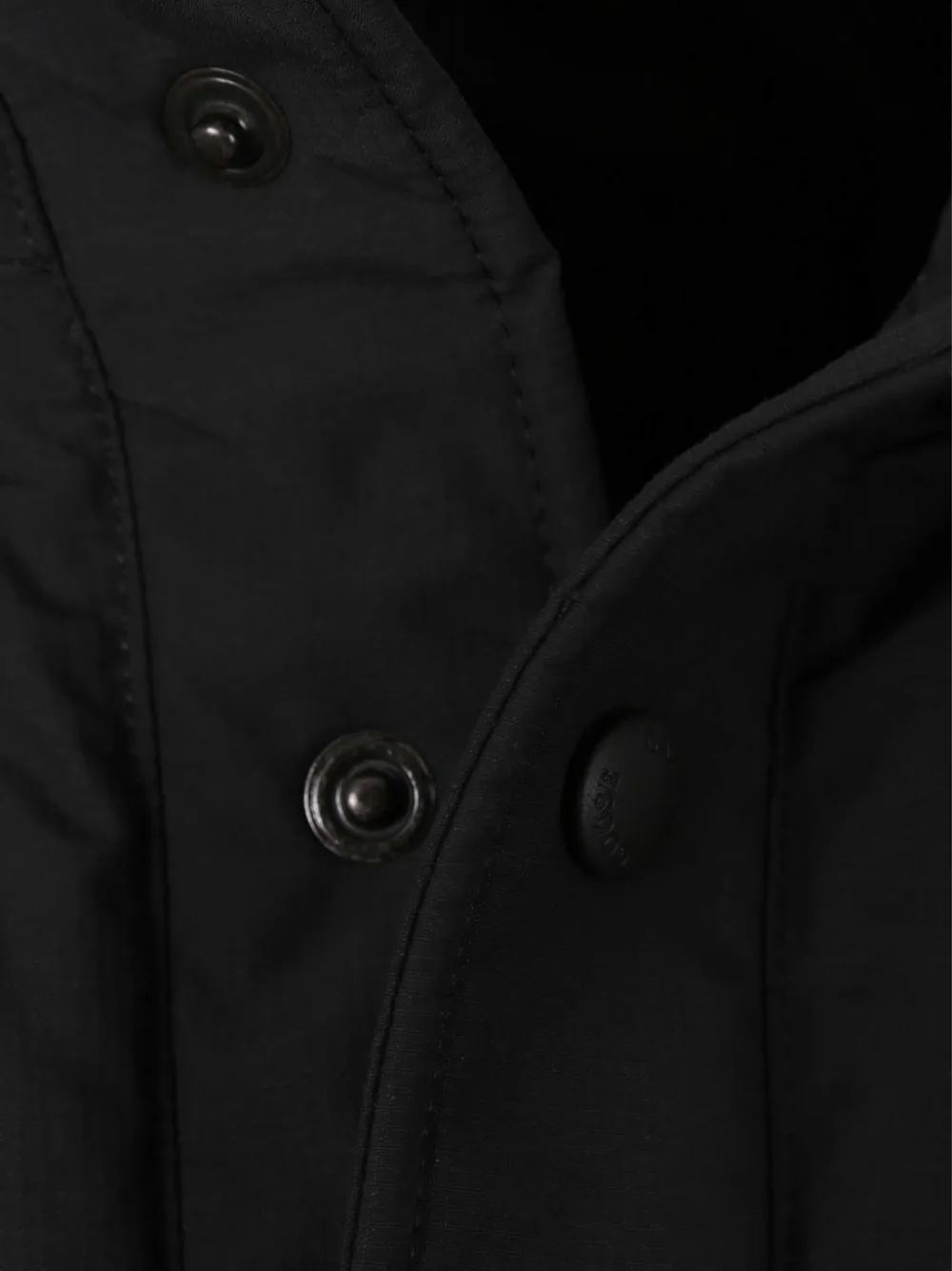 Canada Goose Logo-patch Padded Jacket In Black