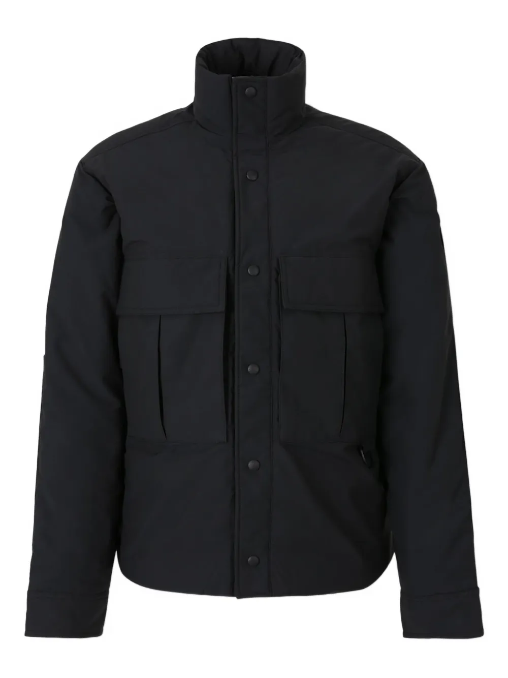 Canada Goose جاكيت مبطن بشارة شعار الماركة | أسود | Image 1