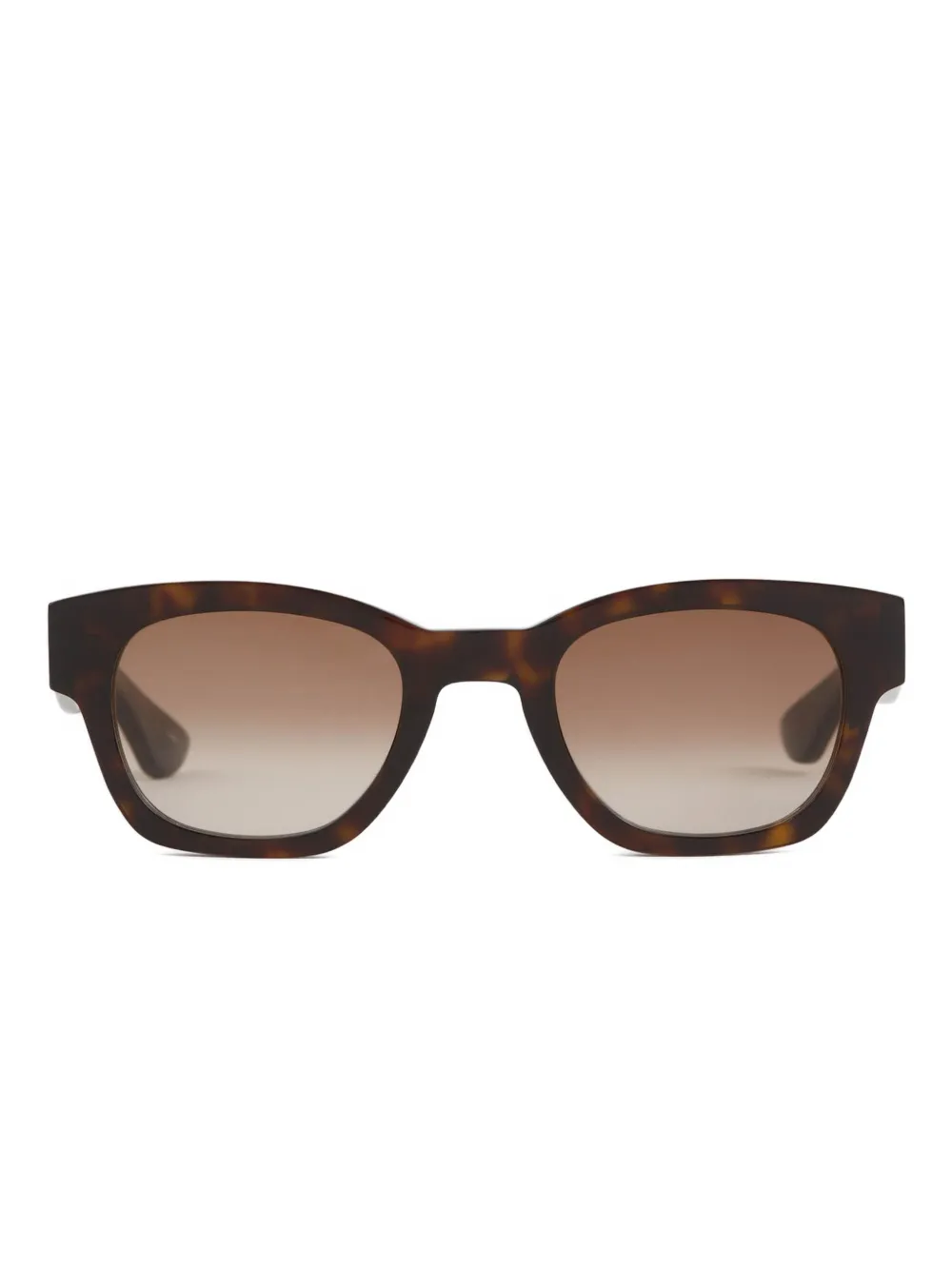 Alexander McQueen square-frame sunglasses - ブラウン Alexander McQueen square-frame sunglasses - ブラウン