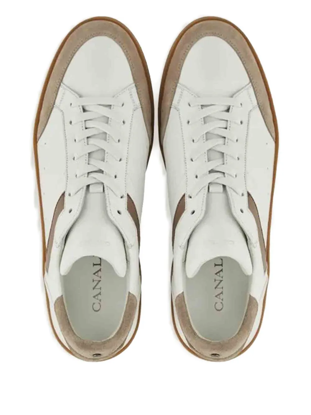 Canali Easy On Low Top Sneaker In White