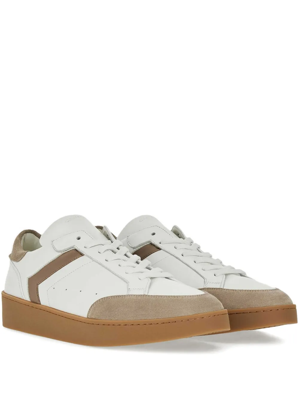 Canali Easy On Low Top Sneaker In White