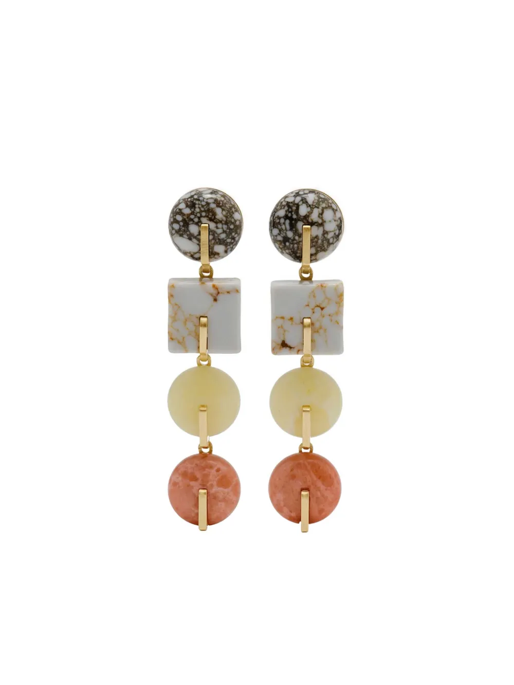 Cult Gaia Gaia clip-on earrings - ゴールドトーン Cult Gaia Gaia clip-on earrings - ゴールドトーン