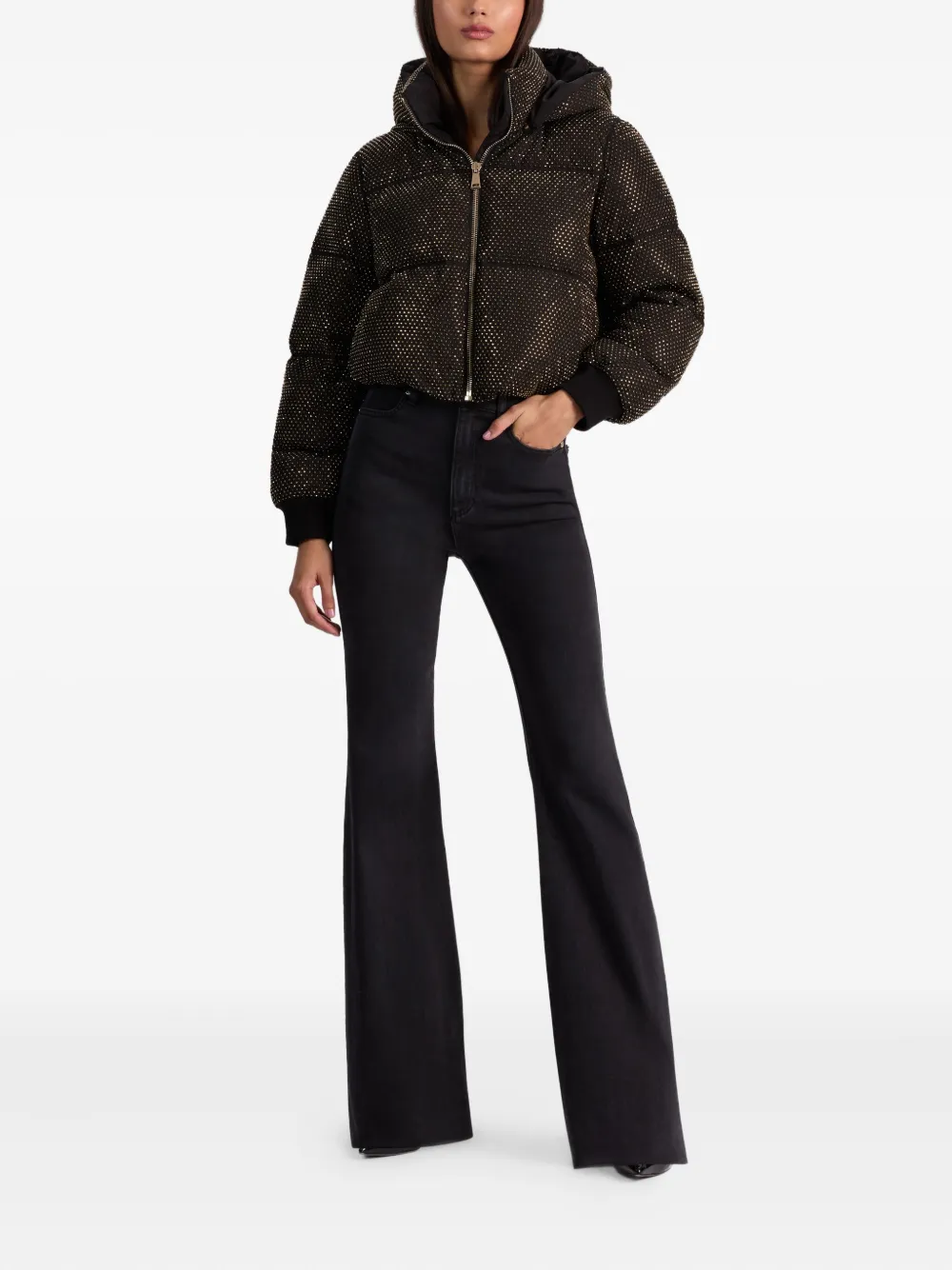 alice + olivia Robena embellished puffer coat | Puffer Jackets | Image 2