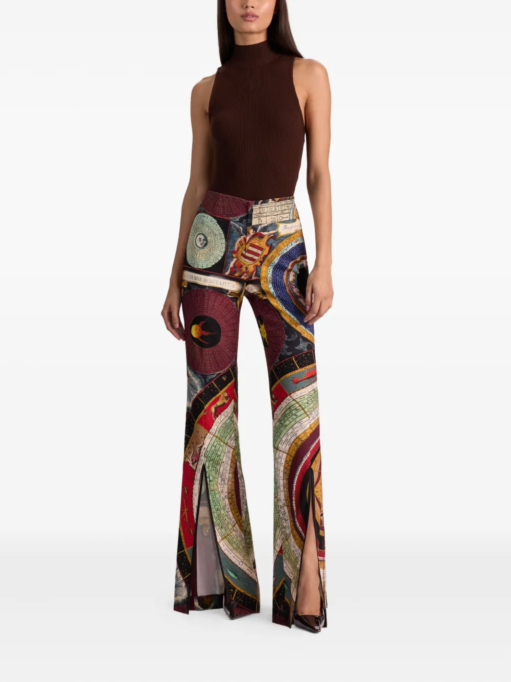 Alice + olivia Bootcut broek - Rood