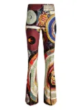 alice + olivia Teeny bootcut trousers - Red