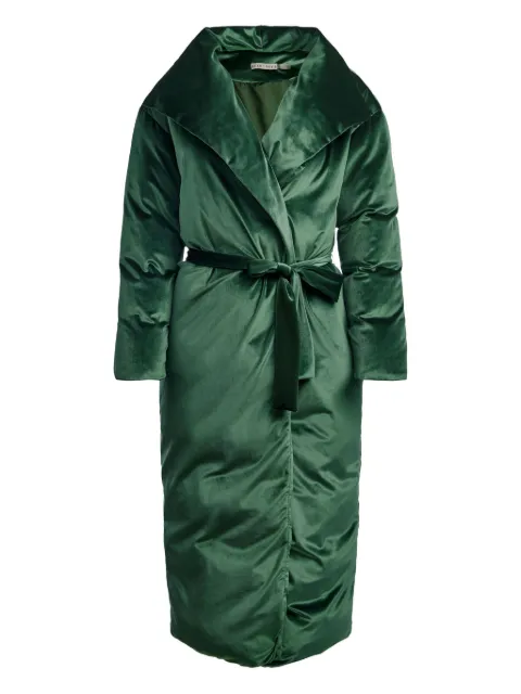 alice + olivia Ima tie-belt puffer coat