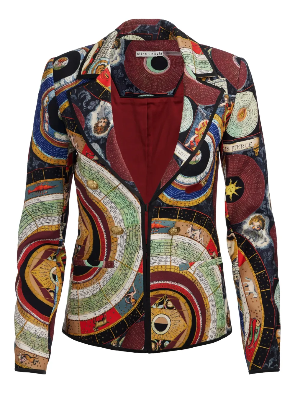 alice + olivia Mya blazer | Red | Image 1
