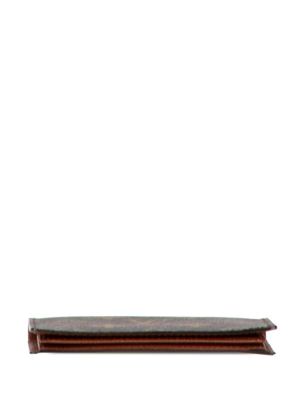 Pre-owned Louis Vuitton 2005 Monogram Card Holder In Brown