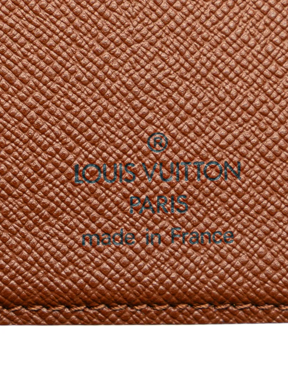 Pre-owned Louis Vuitton 2005 Monogram Card Holder In Brown