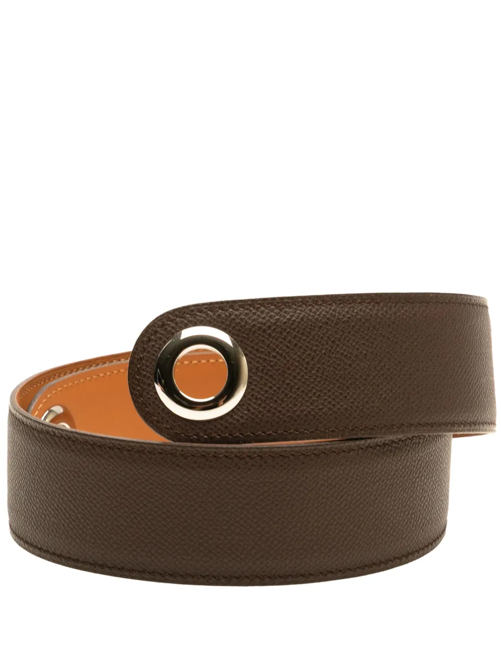 Hermès Pre-Owned 2005 Epsom Kimono Strap M belt | Brown | Image 1
