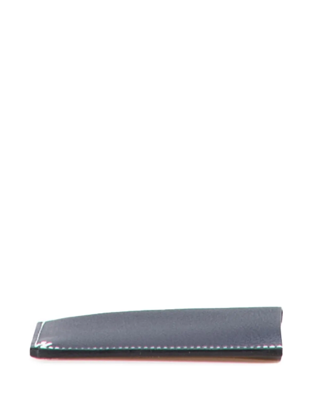 Pre-owned Hermes 2024 Evercolor H Series Case Card Holder In Blue