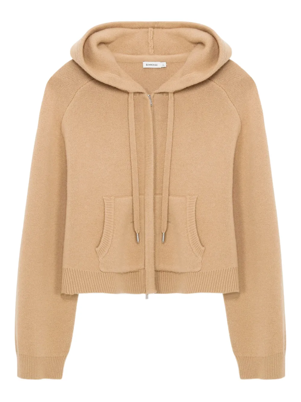 Simkhai zip-front hoodie | Brown | Image 1