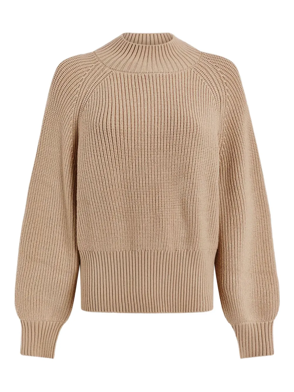 Varley high-neck ribbed jumper | Neutrals | Image 1