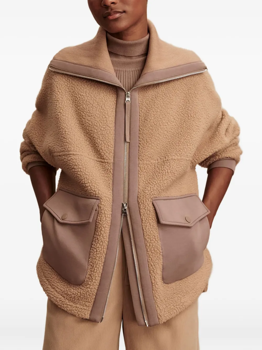 Varley patch-pocket fleece top | Sweaters | Image 2