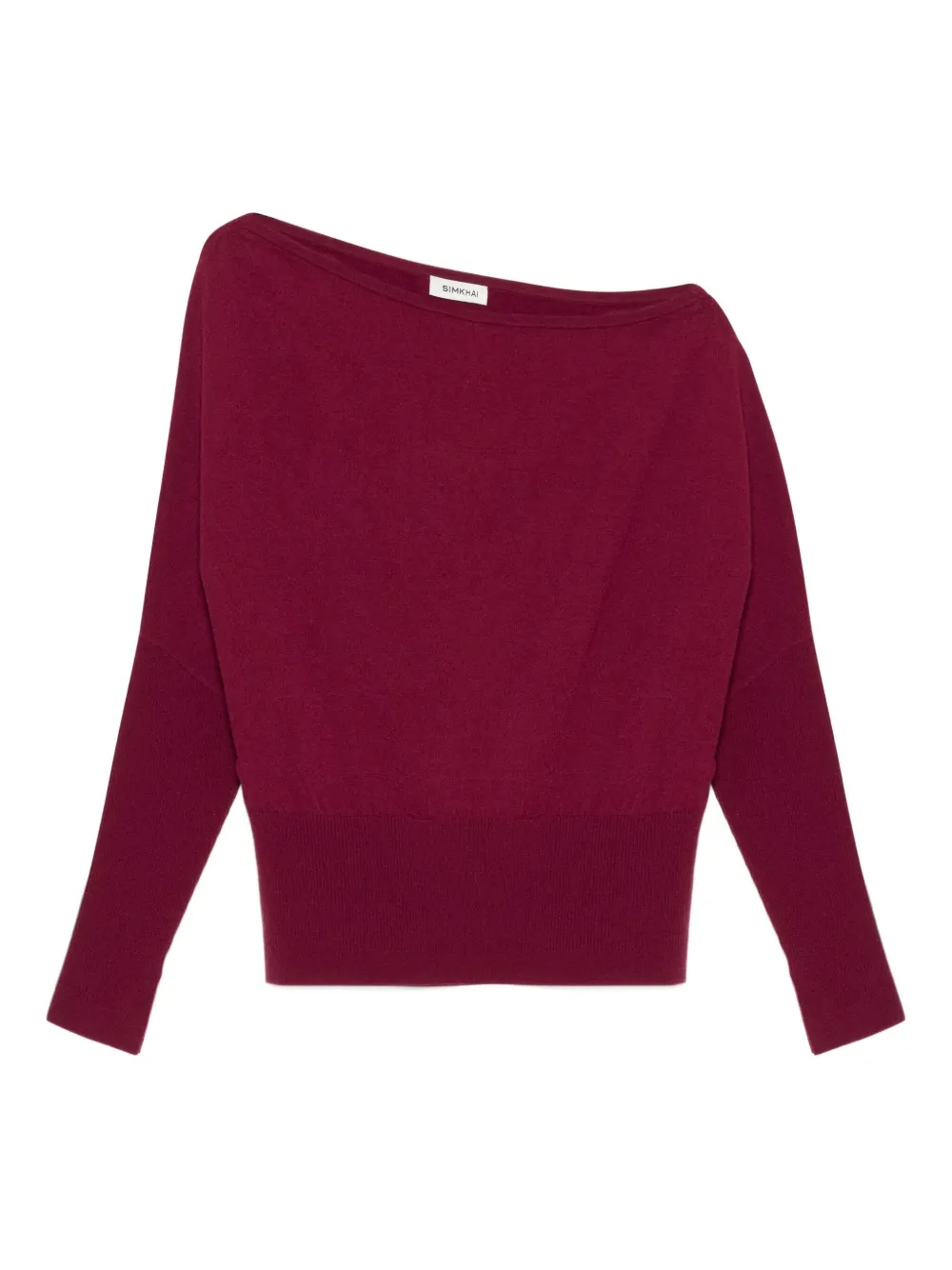 Simkhai off-shoulder wool top | Red | Image 1