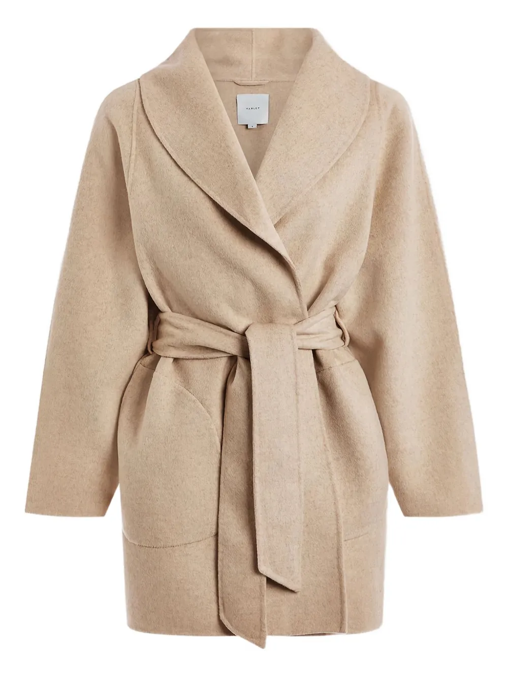 Varley wrap belted jacket | Neutrals | Image 1