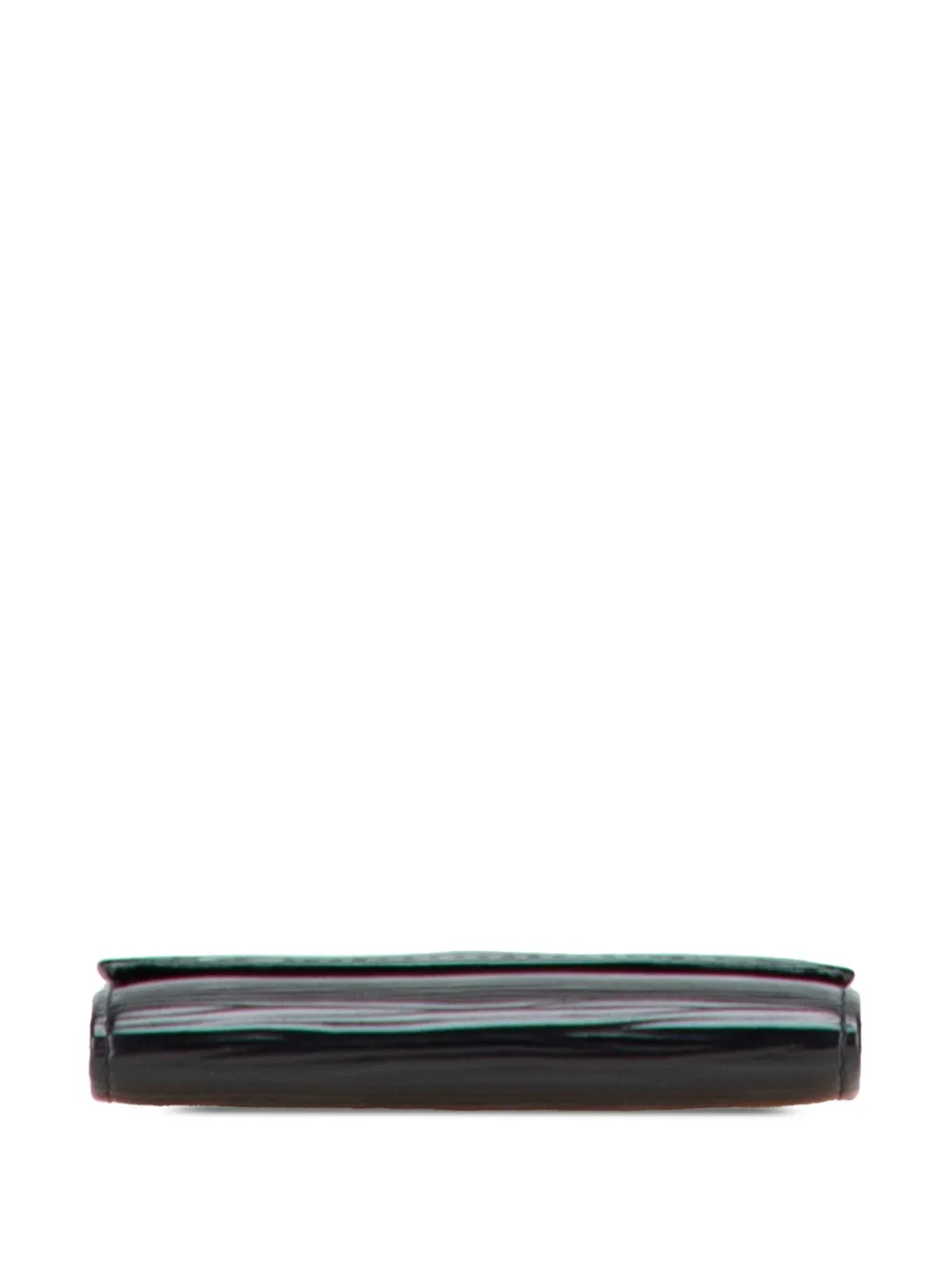 Pre-owned Louis Vuitton 2001 Epi Card Holder In Black