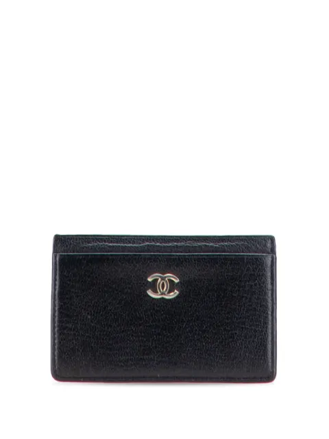 CHANEL Pre-Owned 2003-2004 CC Goatskin card holder