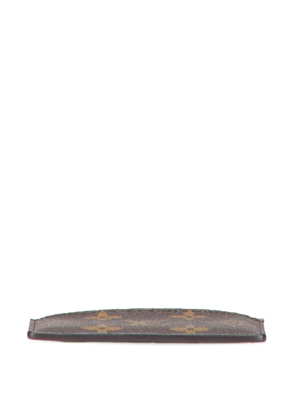 Pre-owned Louis Vuitton 2012 Monogram Card Holder In Brown