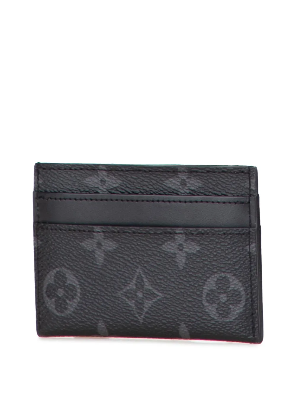 Louis Vuitton Pre-Owned 2021-2025 Monogram Eclipse Double card holder | Women | Image 2